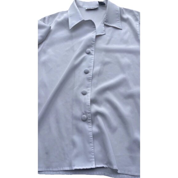 Vintage Regina Porter Women's Long Sleeve Blouse Buttoned Women’s Size Large - Picture 1 of 13